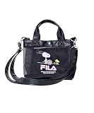 FILA フィラ ×PEANUTS ピーナッツ スヌーピー コラボ メッシュ 2WAY ミニ ショルダーバッグ トートバッグ fp5041
