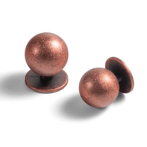 Boutons d'armoire en cuivre antique de qualité supérieure - 2