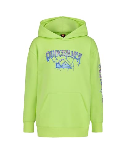 Image of Quiksilver Boys' Pullover Hoodie Sweatshirt, Soft & Comfortable Fleece, Front Pocket
