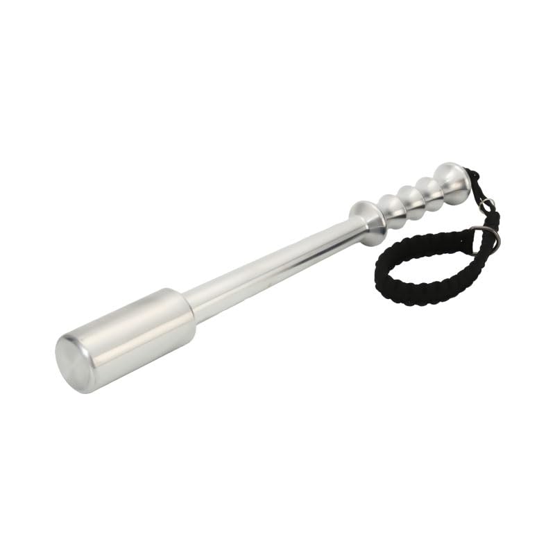 6061 Aircraft-Grade Aluminum Tire Thumper for Semi Trucks 16 Inch1.68 lb Solid Tire Checker Bar with Hanging Hook & Detachable Wrist Strap Heavy Duty Tire Inspection Tool for CDL Drivers & RV (1)