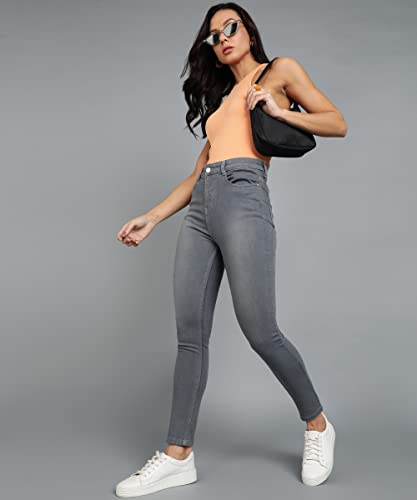 Image of Urbano Fashion Women's Slim Fit Washed Jeans