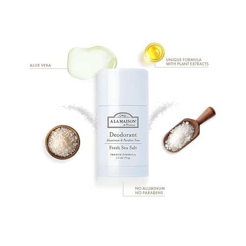 Image of A La Maison Fresh Sea Salt Deodorant Aluminum-Free Paraben-Free, Unisex