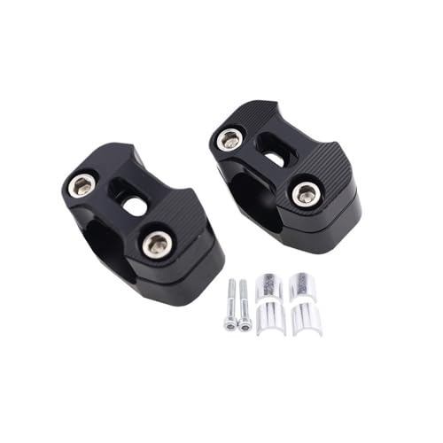 Pontets de guidon surélevés Moto 660 pince en aluminium usiné cnc pour tube 22mm 28mm