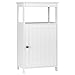Homfa Bathroom Floor Cabinet Free Standing with Single Door Multifunctional Bathroom Storage Organizer Toiletries