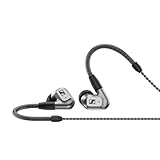 Sennheiser IE 200 Auriculares estéreo audiófilos con Cable : Auriculares intraurales con Cable con Sonido nítido Superior de Alta fidelidad, Voz Realista y Graves impactantes - Plata