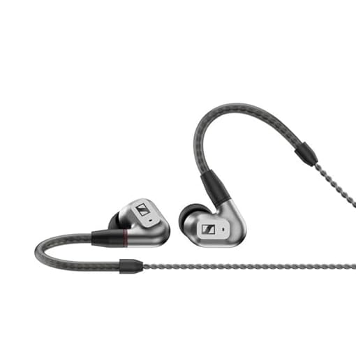 Sennheiser IE 200 Cuffie stereo con cavo per audiofili - Cuffie in-ear con cavo ad alta fedeltà, suono chiaro e fedele e bassi di grande impatto - argento