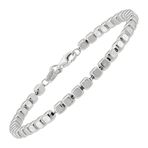 Silpada 'Cubic Bliss' Bead Bracelet in Sterling Silver, 7