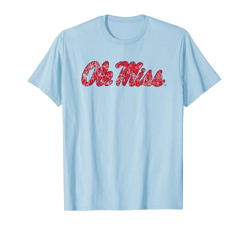 Mississippi Ole Miss Rebels Vintage Mascot Blue T-Shirt