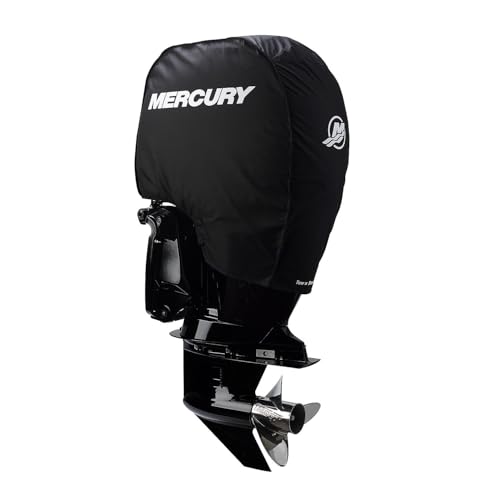 Mercury Tow-N-Stow Outboard Cover for 150hp FourStroke Engines Black