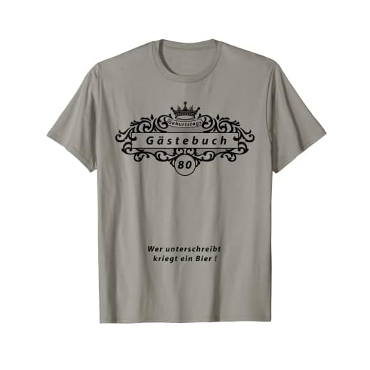 Libro de visitas para 80 cumpleaños, regalo de 80 años, para hombre y mujer Camiseta