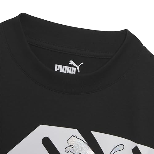 PUMA Girls Short Sleeve T-Shirt, Fashion Prints & Colors, Soft and Comfortable3
