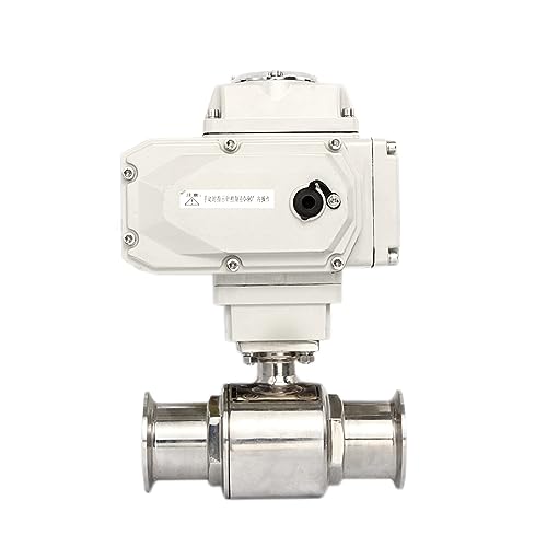 Robinet à boisseau sphérique motorisé SS304 Tri-Clamp 63mm 110V