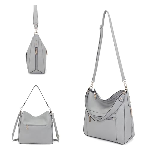 Image of Large Crossbody Purses Set For Women Shoulder Tote Handbags Ladies Hobo Bags With Matching Wallet 4PCS