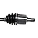 GSP NCV36533 CV Axle Shaft Assembly - Left Front (Driver Side), black/silver