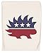 Luxogo Libertarian Party Stachelschwein Kordelzug Beige Sporttasche Unisex Drawstring Bag Gym