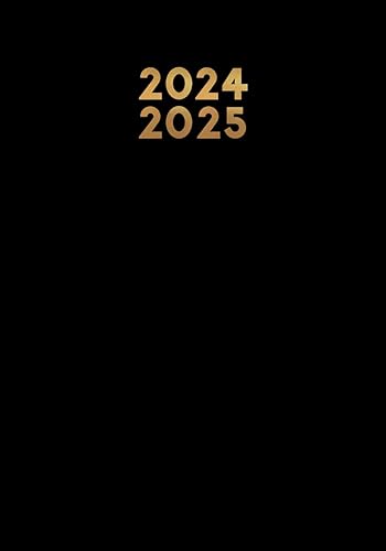 2024/2025: Diario 2024-2025 Agenda 2024 2025 Settimanale 18 Mesi da Luglio 24 a Dicembre 25, Pratica e Funzionale, Intervalli di 30 Minuti, 18x25 cm nero