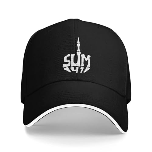 Casquette rock band en coton robuste et finitions vintage pour hommes et femmes