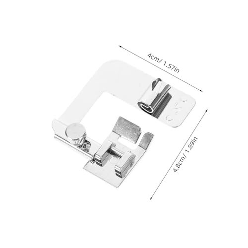 Set de 3 pies prensatelas metálicos para dobladillo universal miniatura 2