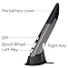 lychee Wireless Optical Pocket Pen Mouse, 2.4GHZ USB Wireless Optical Pen Mouse 800/1200/1600 DPI Adjustable Handwriting Mini Air Mice for PC Laptop Notebook Computer Mac (Grey)