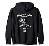 mauna loa hawaii usa souvenir spedizione sul vulcano felpa con cappuccio