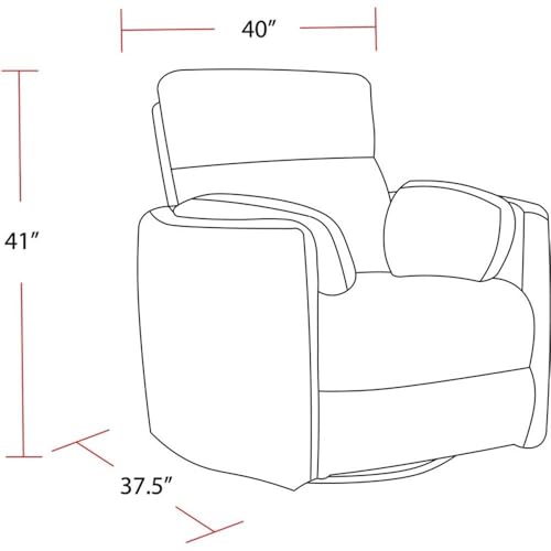 Sillón Plegable Cuero Ivory miniatura 3