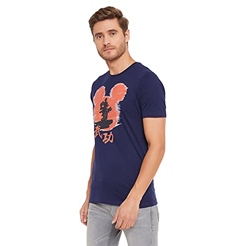 Image of Men's Regular Fit Round Neck Short Sleeves Knitted T-Shirt