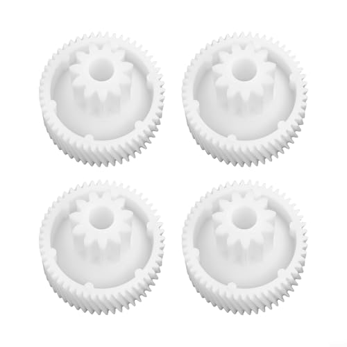 Jonikuper Juego de 4 piezas para picadoras Moulinex MS007, HV6, HV8, -4775455 y TF005, plástico ABS, 40,5 x 40 mm, color blanco (SKU)