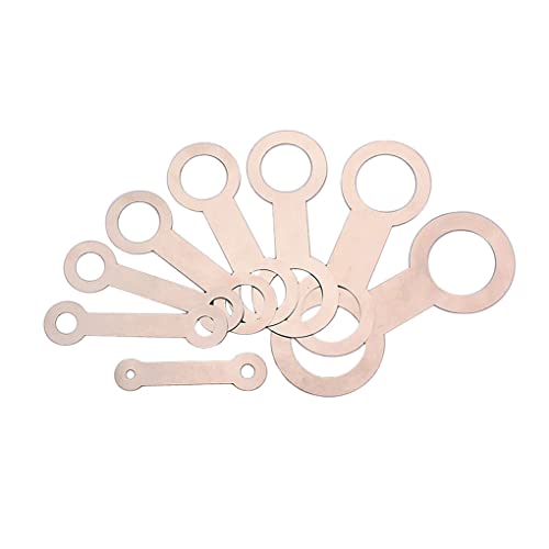 lmoikesz Lot de 8 tampons de saxophone améliorés pour outil de réparation professionnel, tapis en acier Cover