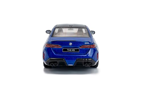BMW G90 M5 Sedan Modelo a Escala 1:43 Azul Marina miniatura 4