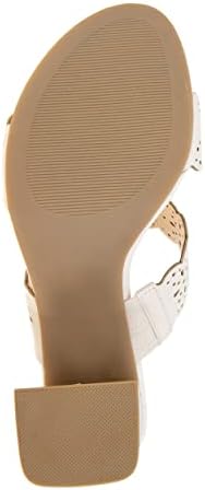 XOXO Women's Sonia Heeled Sandal, Off White, 8.5 | Image 2