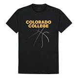 Colorado College Tigers College Basketball Tees, Blackwhite, X-Large
