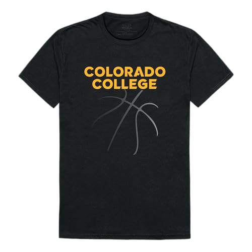 Colorado College Tigers College Basketball Tees, Blackwhite, X-Large