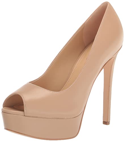 Image of Guess Women's Cacei Pump, Tan, 7