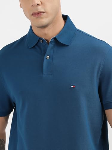 Image of Tommy Hilfiger Men's Cotton Regular Fit Polo T-Shirt