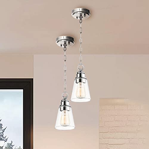 Image of Aspen Creative 23619-3, Opal Frosted Glass Shade White Inside for Pendant, Vanity Light, 5-3 /4 inch Dia x 5-1 /8 inch H, Center Hole: 1-3 /4 inch, Set Of 3
