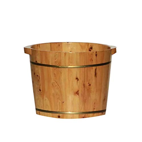 Seau en bois robuste pour bain de pieds et massage bien-être à offrir en cadeau
