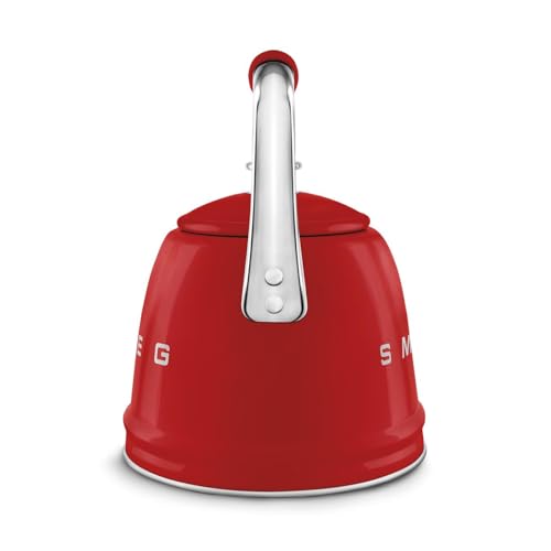 50's Style Set Top Whistle Kettle Red 2.3L by Smeg - Used condition - Image 4