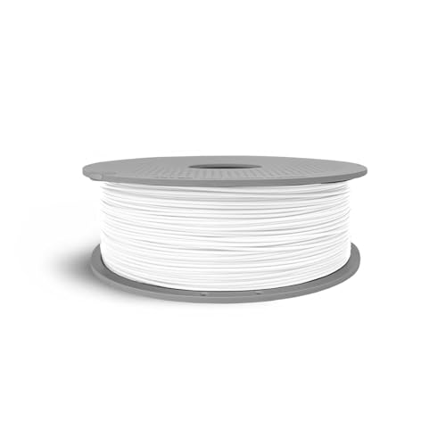 Image of 3IDEA Bambu Lab PLA Tough+ 3D Printing Filament 1.75mm, 1KG - White with Reusable Spool & Black Refill (Without Spool), High Strength, Low Warping, AMS Compatible