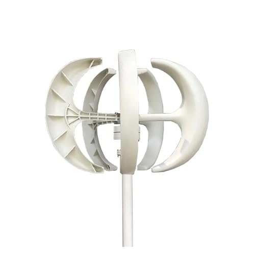 YHYWJHY 3000W 5000W 5KW Wind Turbine Windmill Generator Vertical 12V/24V/48V Low Noise Speed Start with Hybrid Controller Low Starting Speed for Home(White,12V_3KW)