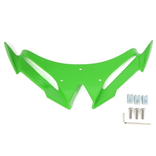 Aileron moto vert avec ailes de carénage avant pour Ninja 500 2024-2025