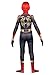Marvel Kid's Classic Spider-Man Integrated Zentai Suit, Spiderman Halloween Costume Iron Spider Man Large