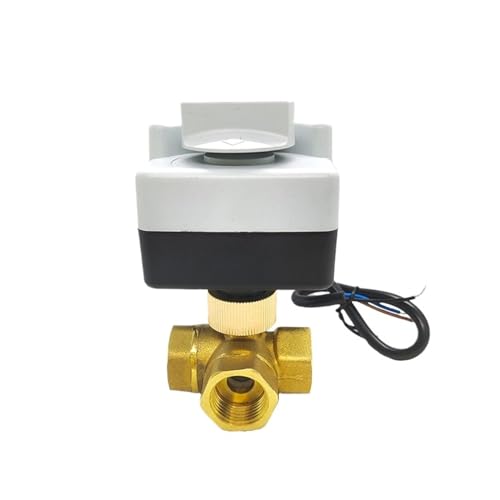 Vanne électrique en laiton DN15 pour bloquer ou dévier l'eau manuellement - 5
