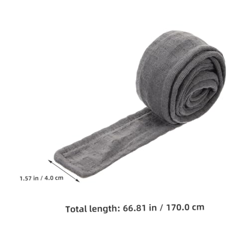 Beaupretty 2pcs Robe Belt Replacement Soft Bathrobe Ties for Men and Women Waist Belt Versatile for Home and Hotel Use Stylish Grey and Colors2