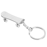 VICASKY Skateboard Schlüsselanhänger Retro Design Metall Schlüsselband für Autoschlüssel Vintage Skateboard Anhänger Dekorativ und Langlebig für Skater und Sportliebhaber