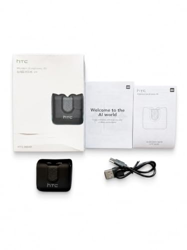 HTC NE49 Écouteurs sans fil, Bluetooth 6.0, traduction AI, jeux, noir – vue 8