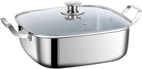 IWEJ 316�X�e�����X������ ��e�ʎl�p������ �ψ�M�`�� �K�X/I.H.�R�����Ή� �ȃG�l������ (30cm �P�w)