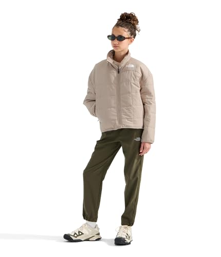 Image of THE NORTH FACE Girls Reversible Shasta Full Zip Jacket | Puffer Coat With Synthetic Insulation, Fleece Lined, Water Repellent