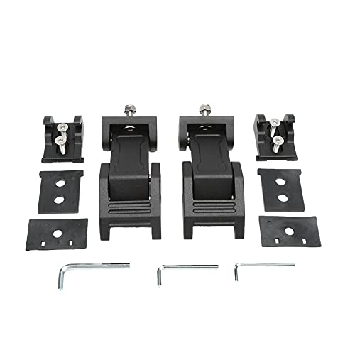 Loquet de capot en aluminium noir pour remplacer les attaches usées de JK 2007-2017