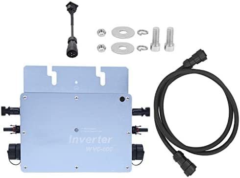 Micro Inversor De Conexión A Red, Inversor De 600 W, Micro Inversor Solar, Control WiFi A Prueba De Agua IP65, Identificación Automática, Salida De CA De 120 V/230 V A,600W
