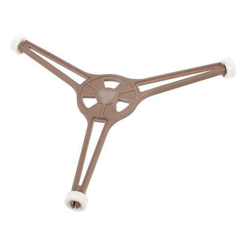 CALLARON Anillo Giratorio para Microondas de 24,5 Cm, Soporte de Bandeja Triangular de Plástico Resistente, Repuesto para Plato Giratorio Compatible con Hornos Microondas, Accesorios